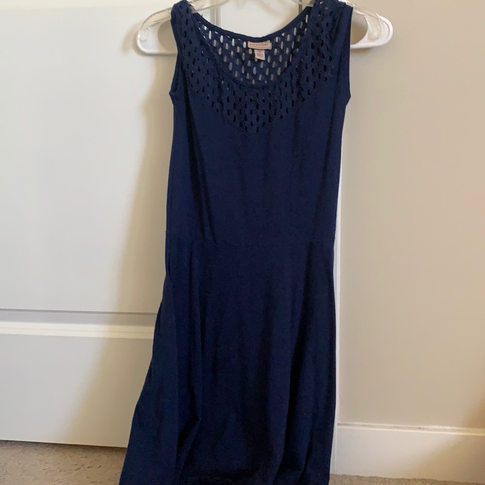 navy casual dress aeropostale